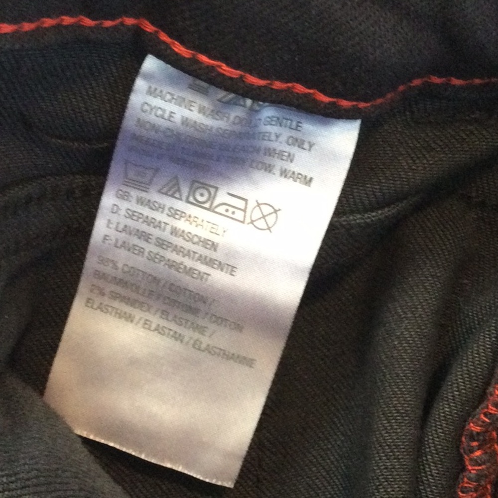 Peace Love World black denim button leg flared jeans. Nice nearly new - Picture 9 of 16